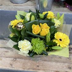 Festive Gold Hand-Tied